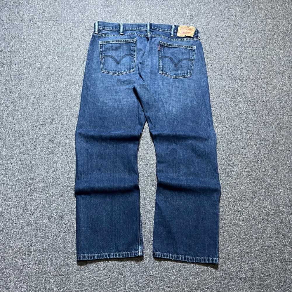 Levis‎ 514 Slim Straight Jeans 38x30 Blue Denim Medium Wash Mens Pants